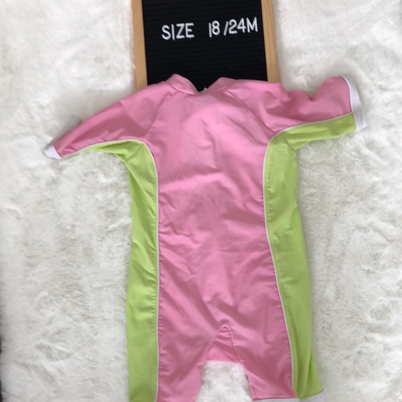 Please Mum rash guard one piece bathing suit 18m - Picture 3 of 5